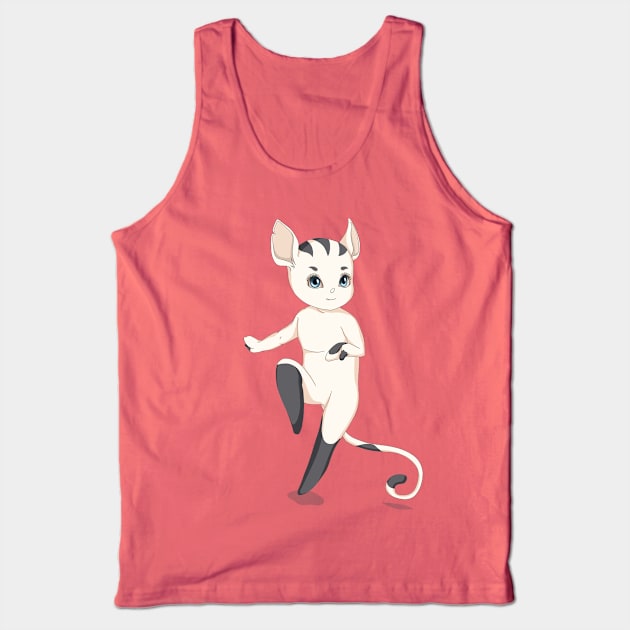 Jumpy Tank Top by LilyArt